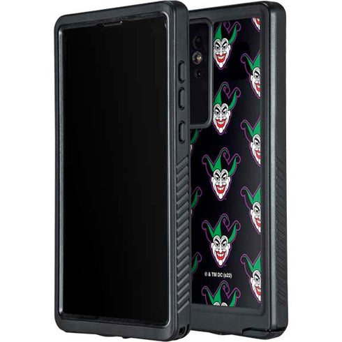 DC Comics The Joker Logo Pattern Galaxy S24 Ultra Waterproof Case