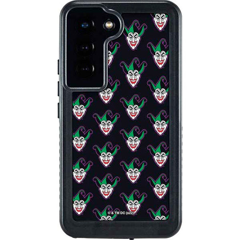 DC Comics The Joker Logo Pattern Galaxy S24 Waterproof Case