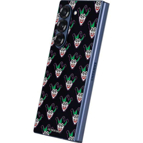 DC Comics The Joker Logo Pattern Galaxy Z Fold6 Skin