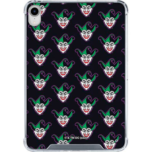 DC Comics The Joker Logo Pattern iPad 11th Gen (2025) Clear Case