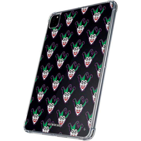 DC Comics The Joker Logo Pattern iPad Pro 11in (2024) Clear Case