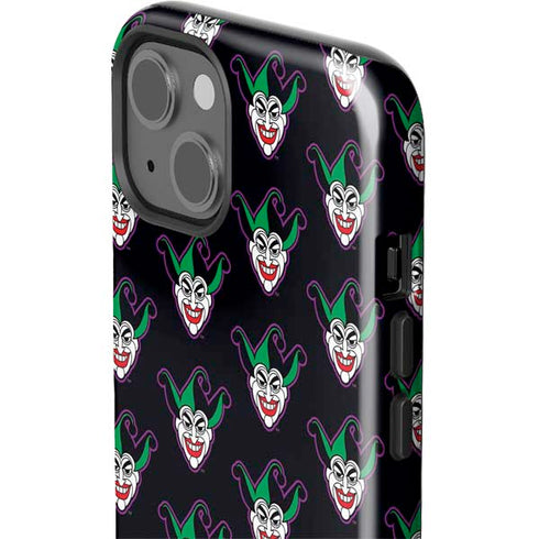 DC Comics The Joker Logo Pattern iPhone 15 Impact Case