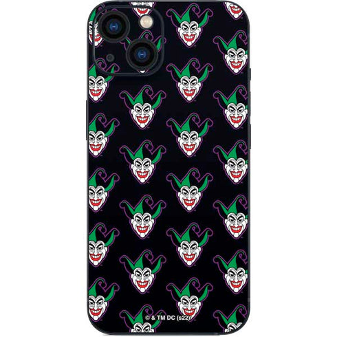 DC Comics The Joker Logo Pattern iPhone 15 Skin