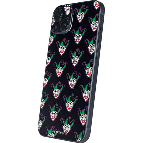DC Comics The Joker Logo Pattern iPhone 15 Skin