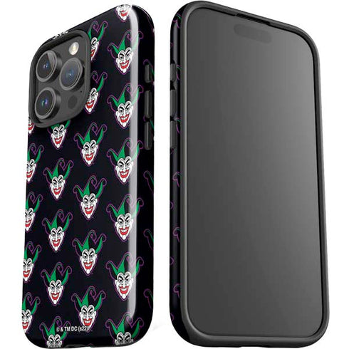 DC Comics The Joker Logo Pattern iPhone 16 Pro Impact Case