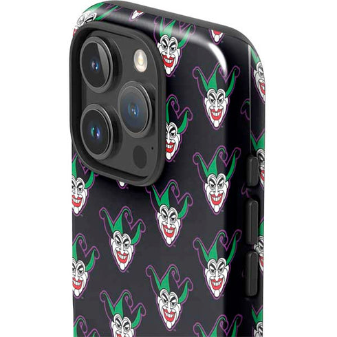 DC Comics The Joker Logo Pattern iPhone 16 Pro Max Impact Case