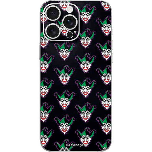 DC Comics The Joker Logo Pattern iPhone 16 Pro Max Skin