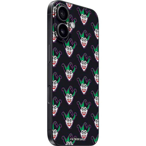 DC Comics The Joker Logo Pattern iPhone 16 Skin