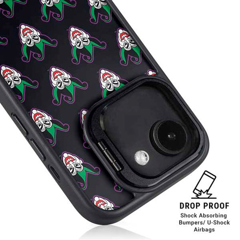 DC Comics The Joker Logo Pattern iPhone 16e Kickstand Case