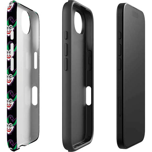 DC Comics The Joker Logo Pattern iPhone 16e Impact Case