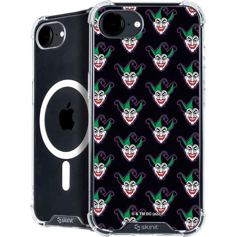 DC Comics The Joker Logo Pattern iPhone 16e MagSafe Case
