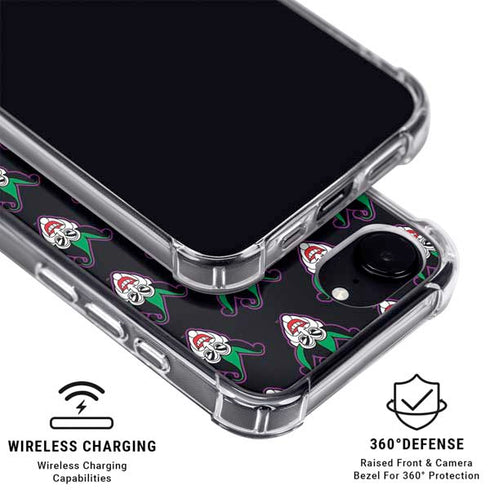 DC Comics The Joker Logo Pattern iPhone 16e MagSafe Case