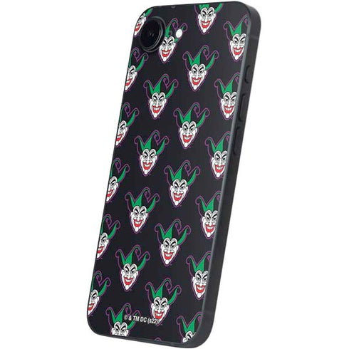 DC Comics The Joker Logo Pattern iPhone 16e Skin
