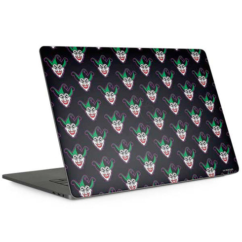 DC Comics The Joker Logo Pattern MacBook Skins