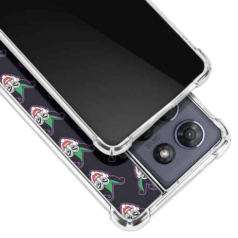 DC Comics The Joker Logo Pattern Moto G 5G (2025) Clear Case