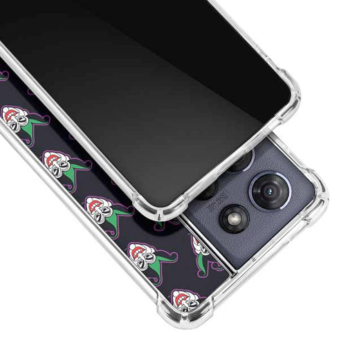 DC Comics The Joker Logo Pattern Moto G Play 5G (2025) Clear Case