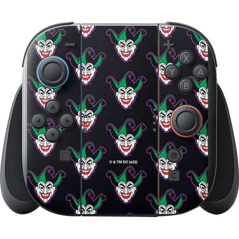DC Comics The Joker Logo Pattern Nintendo Switch 2 (2025) with Joy-Con Skin