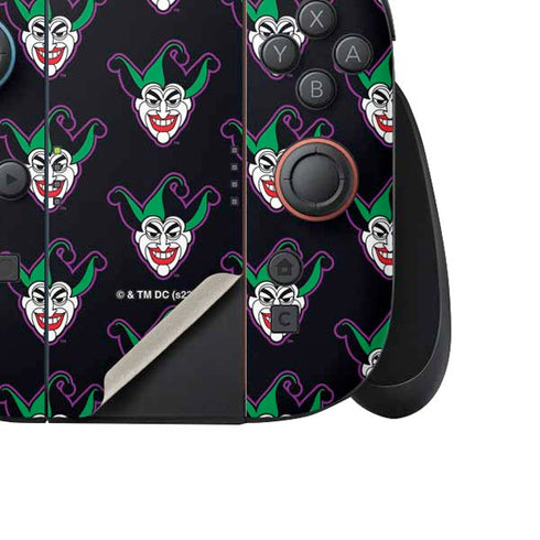 DC Comics The Joker Logo Pattern Nintendo Switch 2 (2025) Joy-Con Controller Skin