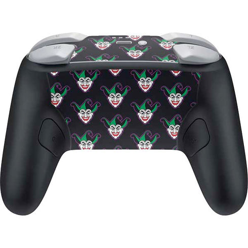 DC Comics The Joker Logo Pattern Nintendo Switch 2 (2025) Pro Controller Skin