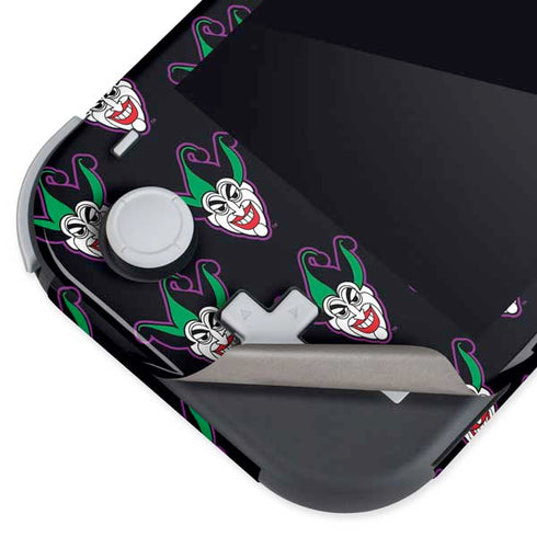 DC Comics The Joker Logo Pattern Nintendo Switch Lite Skin