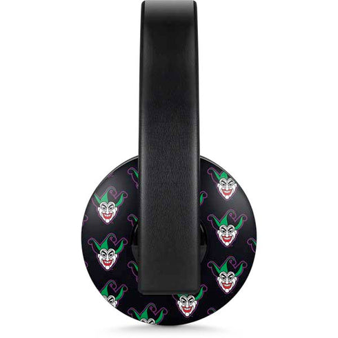 DC Comics The Joker Logo Pattern PlayStation 4 Gold Wireless Headset Skin