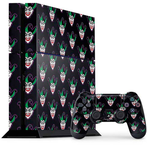 DC Comics The Joker Logo Pattern PlayStation PS4 Skins