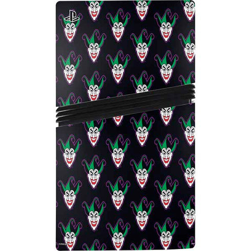 DC Comics The Joker Logo Pattern PS5 Pro Console Skin