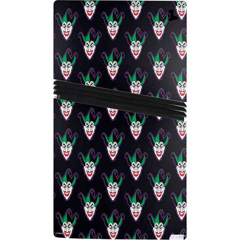 DC Comics The Joker Logo Pattern PS5 Pro Console Skin