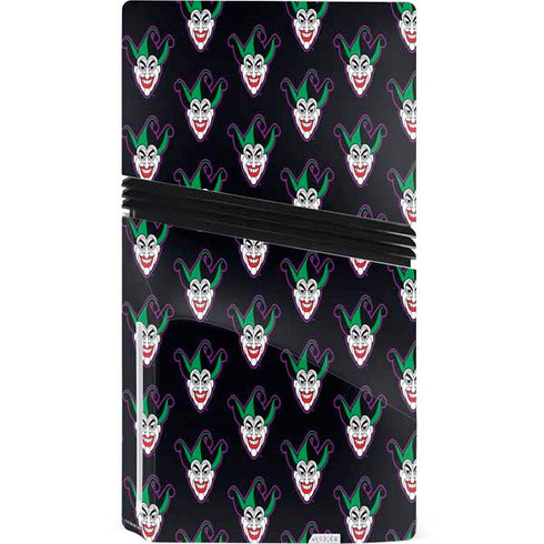 DC Comics The Joker Logo Pattern PS5 Pro Disk Bundle Skin