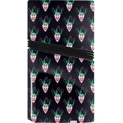 DC Comics The Joker Logo Pattern PS5 Pro Disk Console Skin