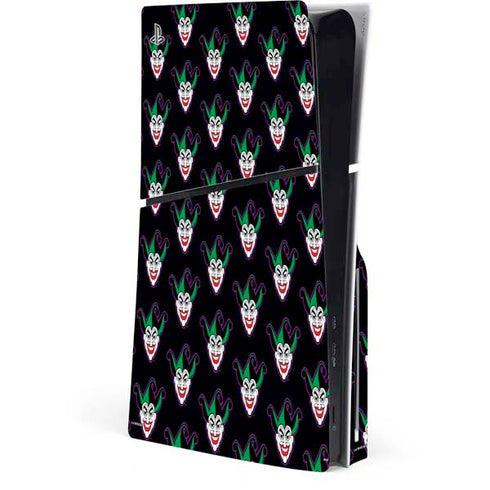 DC Comics The Joker Logo Pattern PlayStation PS5 Skins