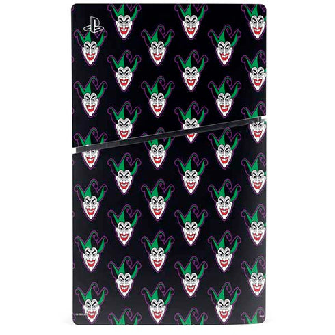 DC Comics The Joker Logo Pattern PS5 Slim Digital Edition Console Skin