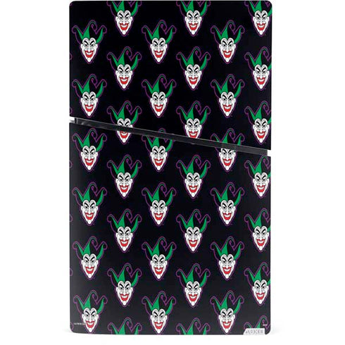 DC Comics The Joker Logo Pattern PS5 Slim Digital Edition Console Skin
