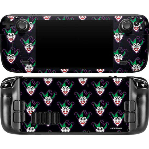 DC Comics The Joker Logo Pattern Steam Deck Handheld Gaming Computer OLED Skin