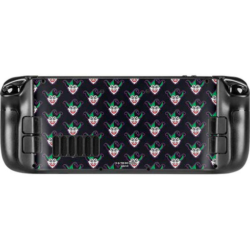 DC Comics The Joker Logo Pattern Steam Deck Handheld Gaming Computer Skin