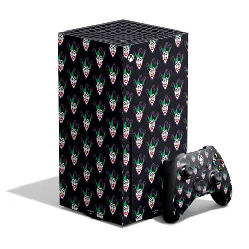 DC Comics The Joker Logo Pattern Xbox Series X Bundle Skin
