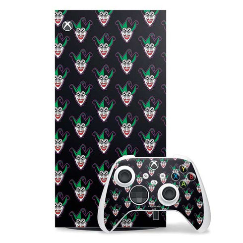 DC Comics The Joker Logo Pattern Xbox Series X Skins