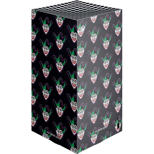 DC Comics The Joker Logo Pattern XBox Series X Digital Edition Console Skin
