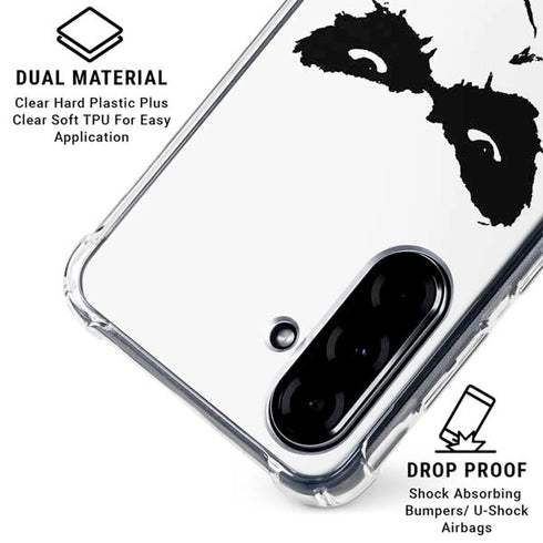 The Dark Knight Joker face Galaxy A36 5G Clear Case