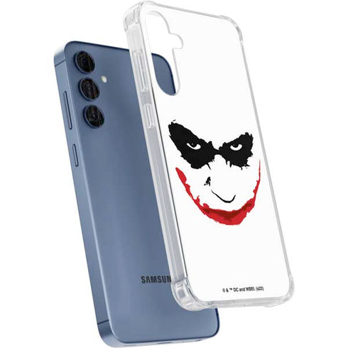 The Dark Knight Joker face Galaxy A55 5G Clear Case
