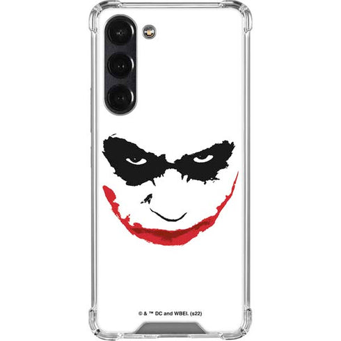 The Dark Knight Joker face Galaxy S24 FE Clear Case