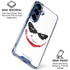 The Dark Knight Joker face Galaxy S25 Clear Case