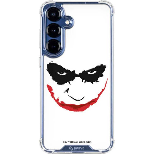 The Dark Knight Joker face Galaxy S25 Plus Clear Case