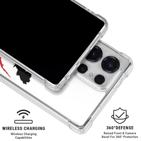 The Dark Knight Joker face Galaxy S25 Ultra Clear Case