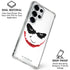 The Dark Knight Joker face Galaxy S25 Ultra Clear Case