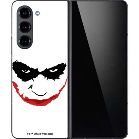 The Dark Knight Joker face Galaxy Z Fold5 5G Skin