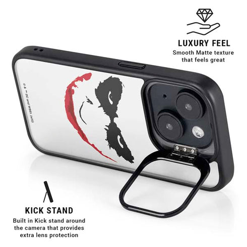 The Dark Knight Joker face iPhone 13 Kickstand Case