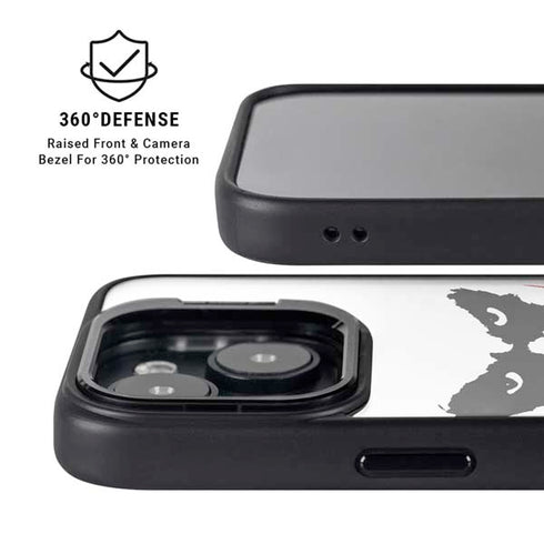 The Dark Knight Joker face iPhone 15 Kickstand Case