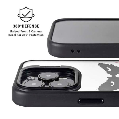 The Dark Knight Joker face iPhone 15 Pro Kickstand Case