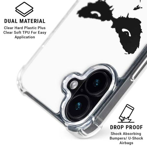 The Dark Knight Joker face iPhone 16 Plus MagSafe Case